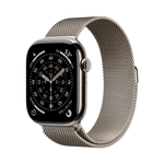 Apple Watch Series 10 GPS + Cellular 46mm Natural TC, Natural Milanese Loop - M/L