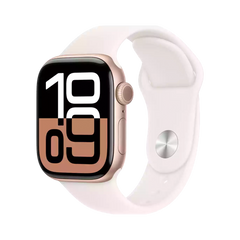 Apple Watch Series 10 GPS 42mm Rosegoud AC, Light Blush Sport Band - S/M