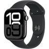Apple Watch Series 10 GPS + Cellular 46mm Slate TC, Black Sport Band - S/M