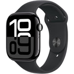 Apple Watch Series 10 GPS + Cellular 46mm Slate TC, Black Sport Band - S/M