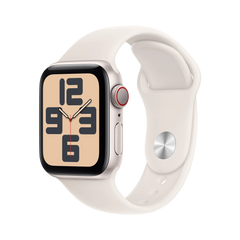Apple Watch SE GPS 40mm Sterrenlicht AC, Sterrenlicht Sport Band - S/M