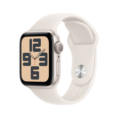 Apple Watch SE GPS + Cellular 40mm Sterrenlicht AC, Sterrenlicht Sport Band - S/M