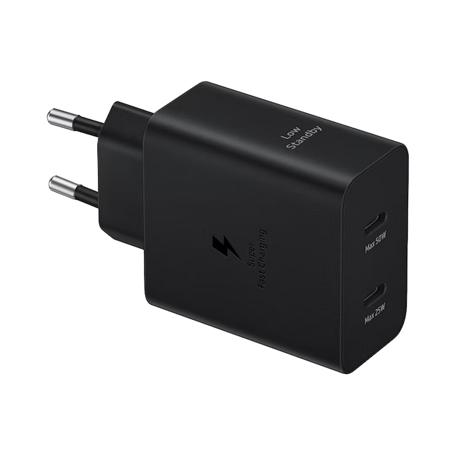 Samsung Dual USB-C Snellader 50W Zwart