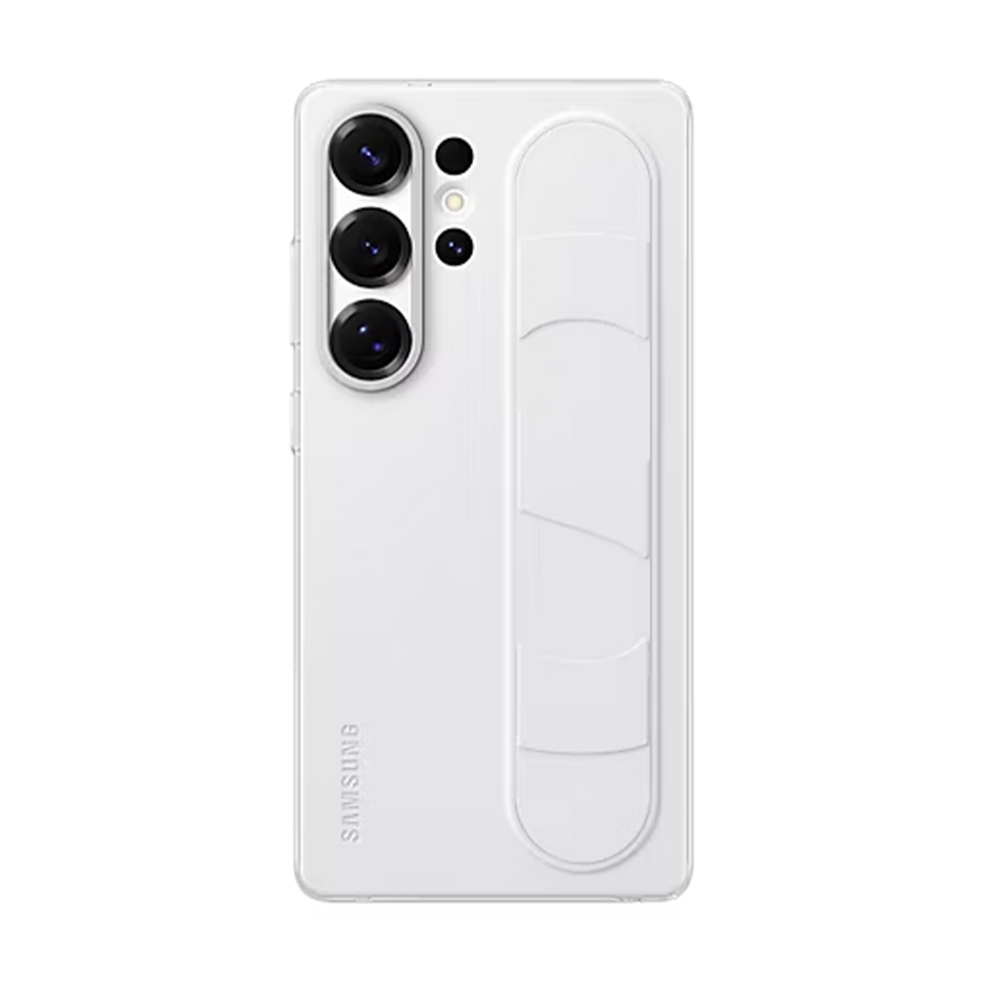 Galaxy S25 Ultra Standing Grip Case | White