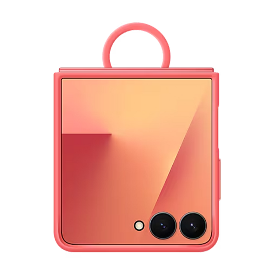 Galaxy Z Flip7 Ring Case (Silicone) Red