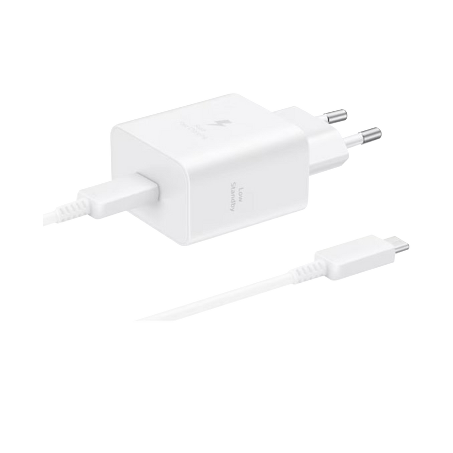 Samsung 45W Power adapter (With Cable) White