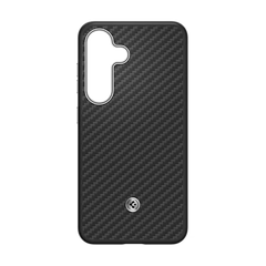 Galaxy S25+ Aramid Case Zwart Zilver