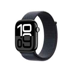 Apple Watch Series 10 GPS 42mm Gitzwart AC, Ink Sport Loop