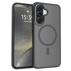 Fe'nomenal Samsung Galaxy A57 ColorShield Backcover met MagSafe - Zwart, hoesje op het toestel