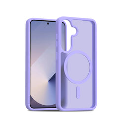 Fe'nomenal Samsung Galaxy S25 ColorShield Backcover met MagSafe - Paars, hoesje op het toestel
