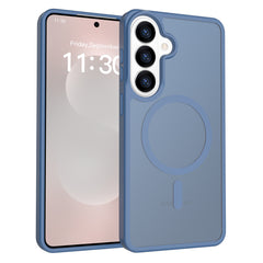 Fe'nomenal Samsung Galaxy S26+ ColorShield Backcover met MagSafe - Marineblauw, hoesje op het toestel