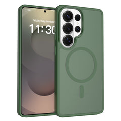 Fe'nomenal Samsung Galaxy S26 Ultra ColorShield Backcover met MagSafe - Groen, hoesje op het toestel