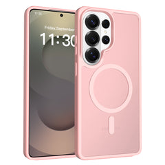 Fe'nomenal Samsung Galaxy S26 Ultra ColorShield Backcover met MagSafe - Roze, hoesje op het toestel
