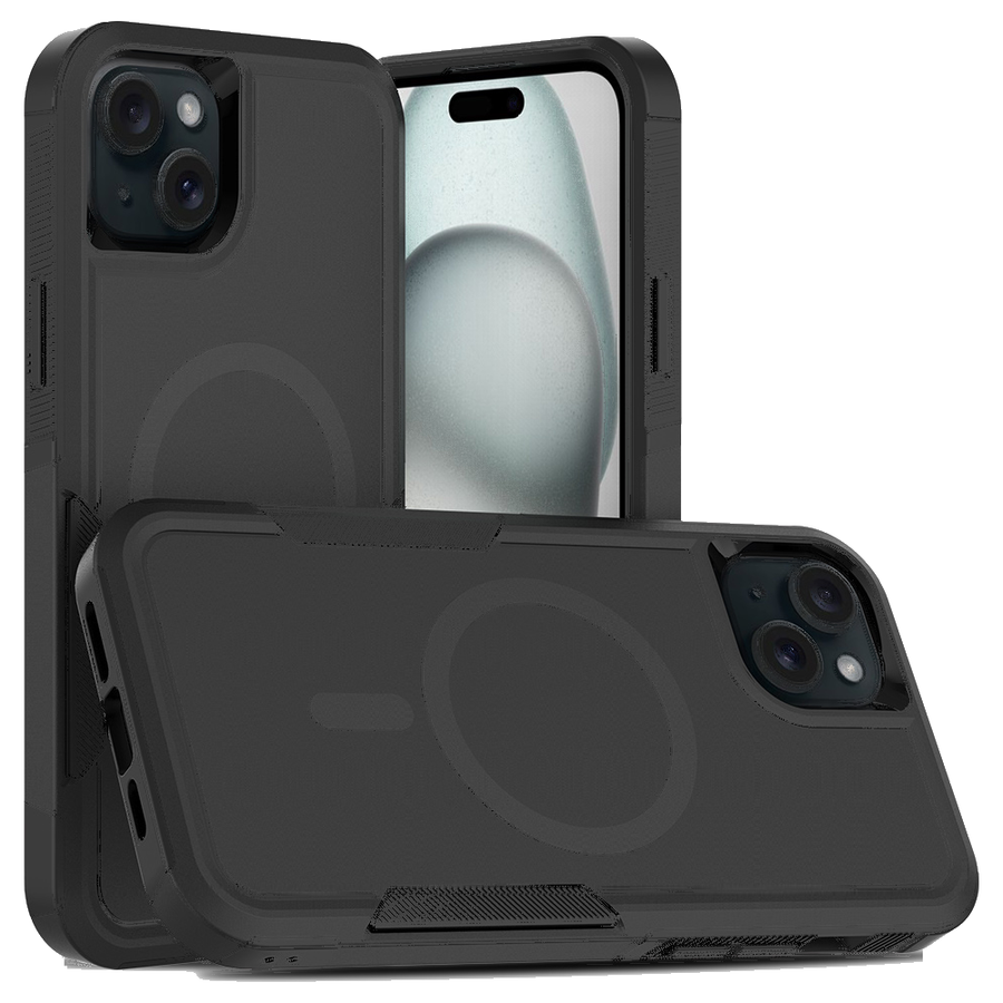 Fe'nomenal iPhone 14 Plus Armour Backcover - Zwart, productfoto