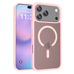 Fe'nomenal iPhone 17 Pro Max ColorShield Backcover met MagSafe - Roze, hoesje op het toestel