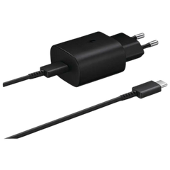Samsung USB-C Fast charger 25W + USB-C Cable EP-TA800 Black