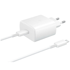 Samsung USB-C Snellader 45W + USB-C Kabel EP-TA845 Wit