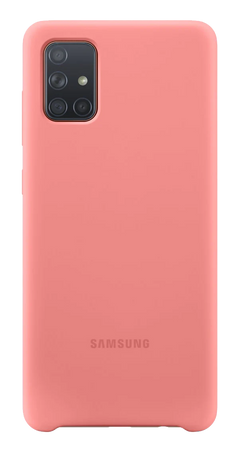Samsung Galaxy A71 Silicone Case EF-PA715 Roze