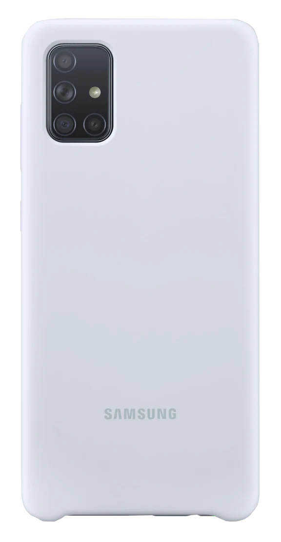Samsung Galaxy A71 Silicone Case EF-PA715 Silver
