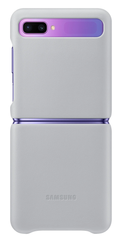 Samsung Galaxy Z Flip Leather Case EF-VF700 Zilver