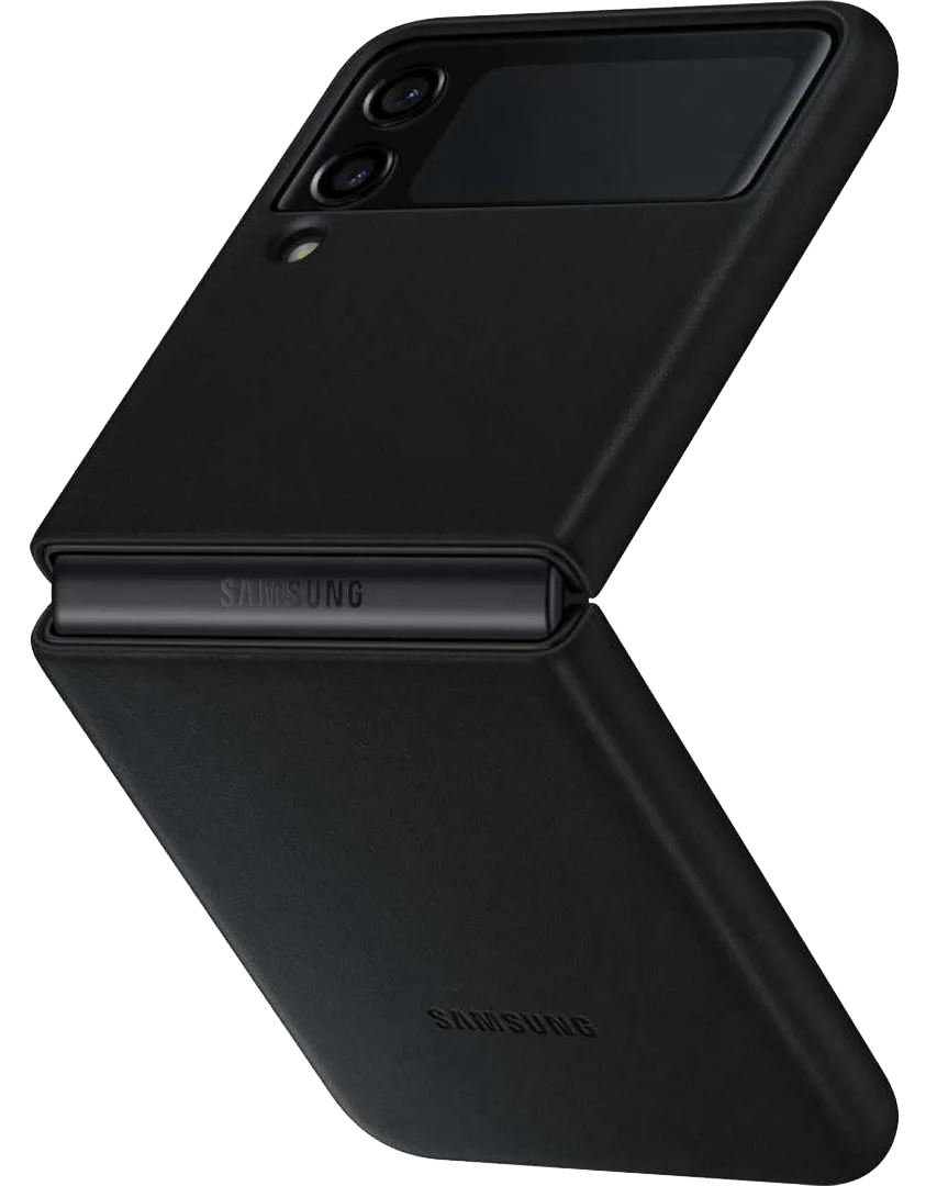 Samsung Galaxy Z Flip 3 5G Leather Case EF-VF711 Black